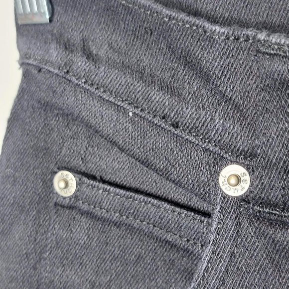 Seruchi Rare Vintage 90s Made in Kenya Women's High Rise Tapered Jeans Size 9/10 - Picture 4 of 9